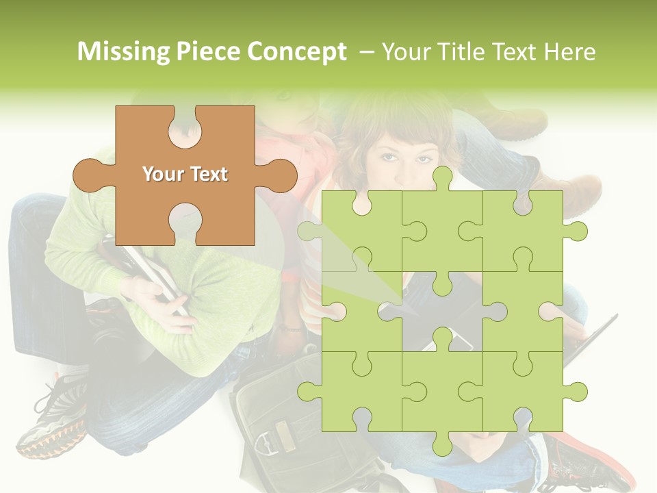 A Group Of People Sitting Next To Each Other With A Laptop PowerPoint Template