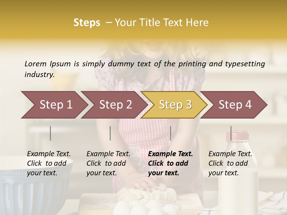 Culinary Clothing Tshirt PowerPoint Template