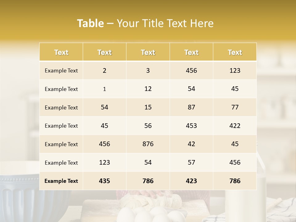 Culinary Clothing Tshirt PowerPoint Template