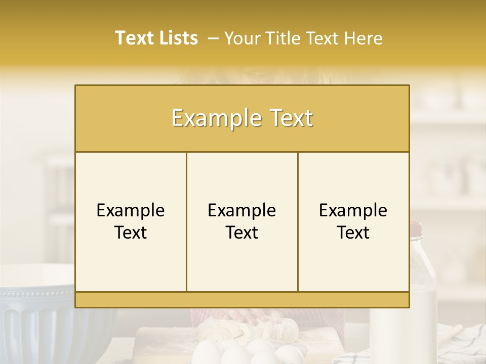 Culinary Clothing Tshirt PowerPoint Template