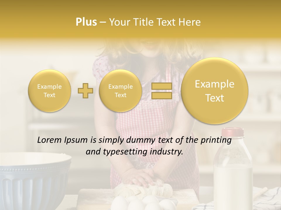 Culinary Clothing Tshirt PowerPoint Template