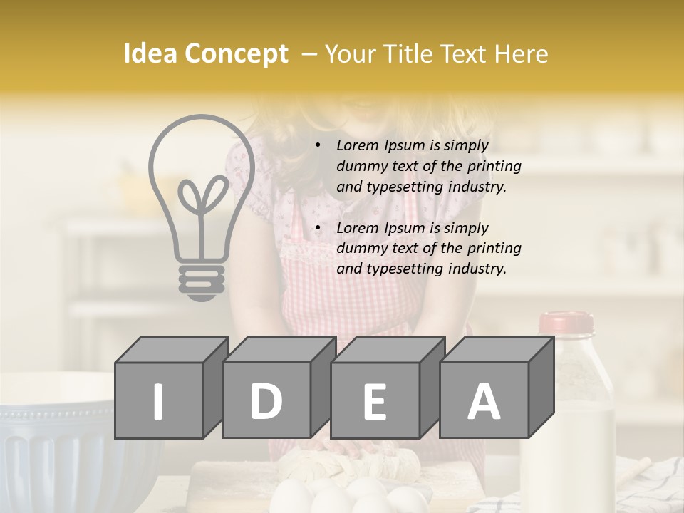 Culinary Clothing Tshirt PowerPoint Template