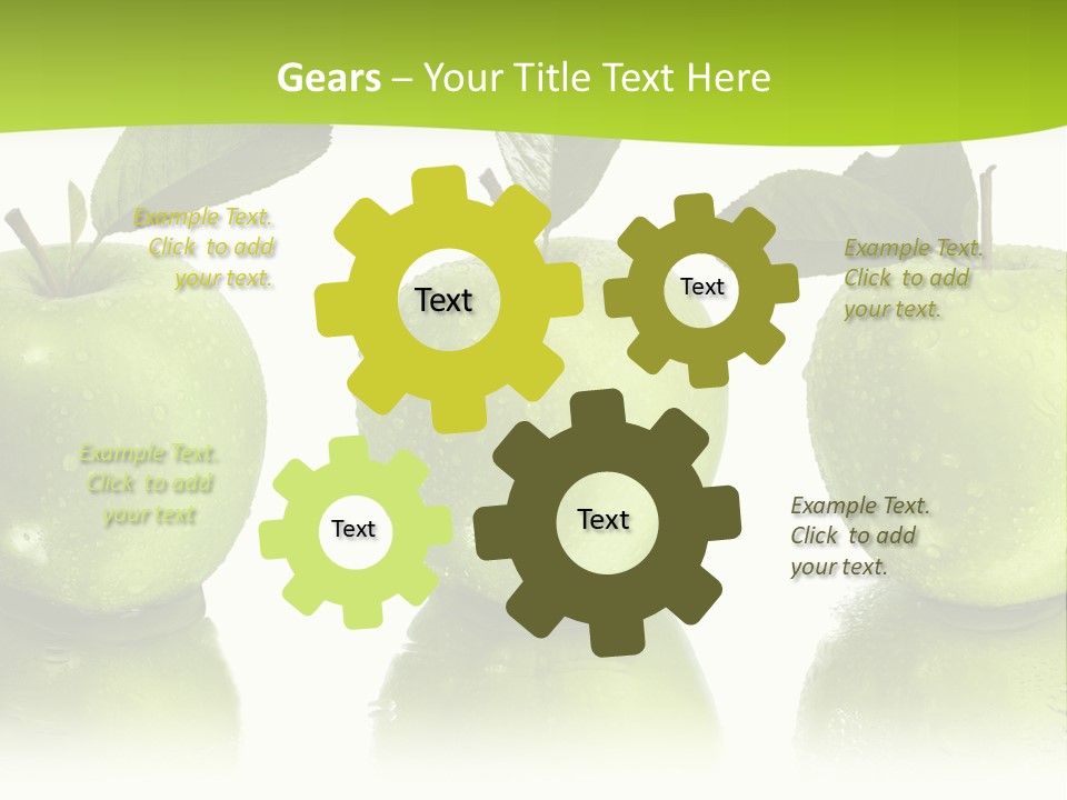 Three Eat Food PowerPoint Template