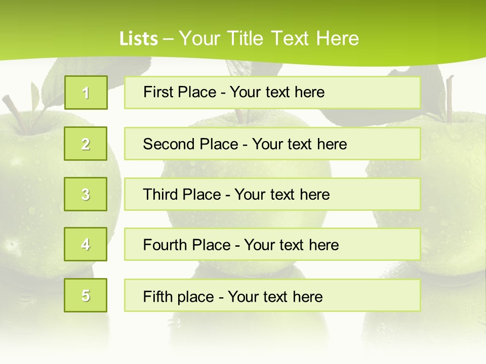 Three Eat Food PowerPoint Template
