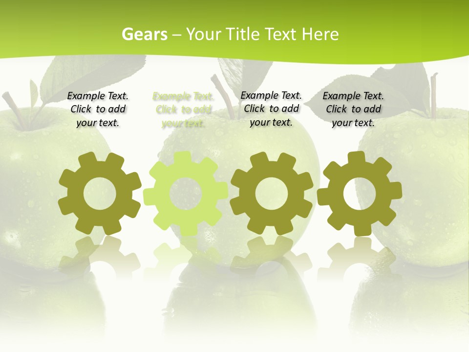 Three Eat Food PowerPoint Template