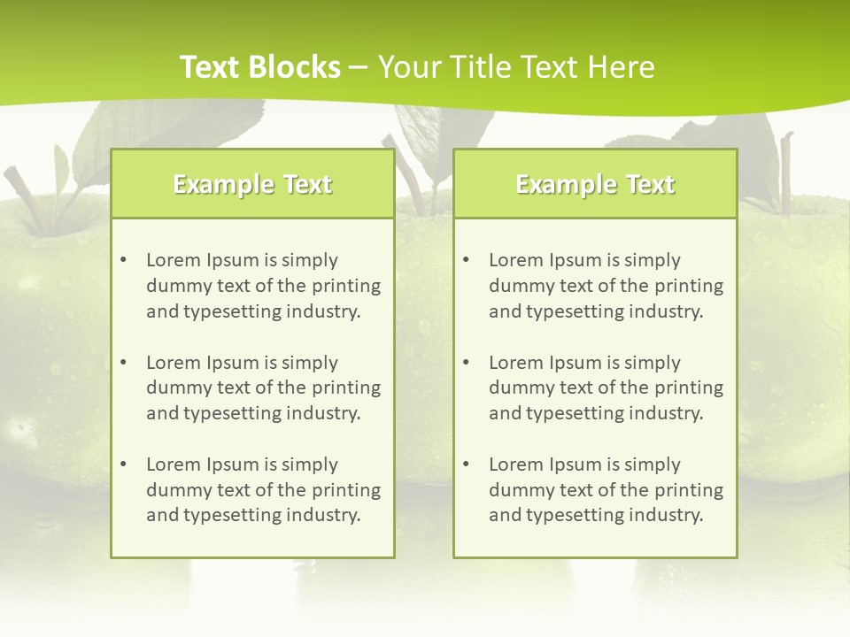 Three Eat Food PowerPoint Template