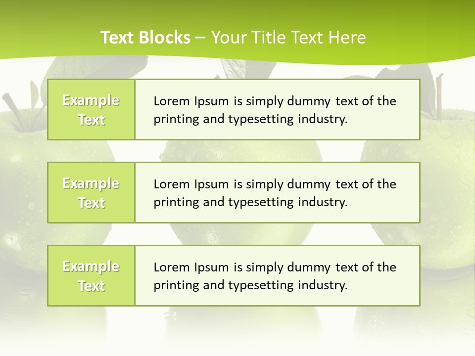 Three Eat Food PowerPoint Template