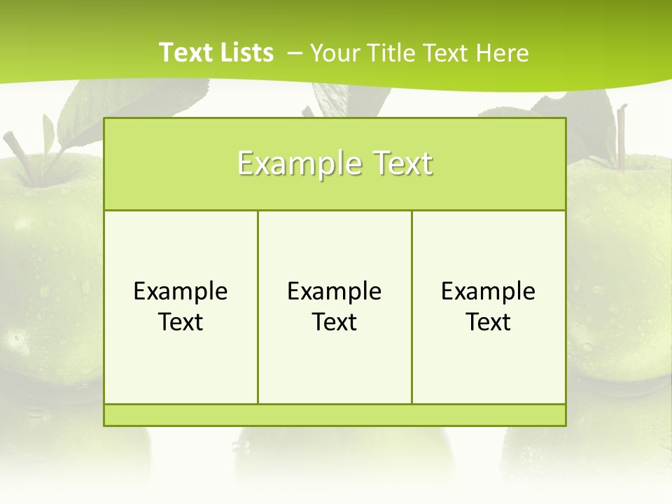 Three Eat Food PowerPoint Template