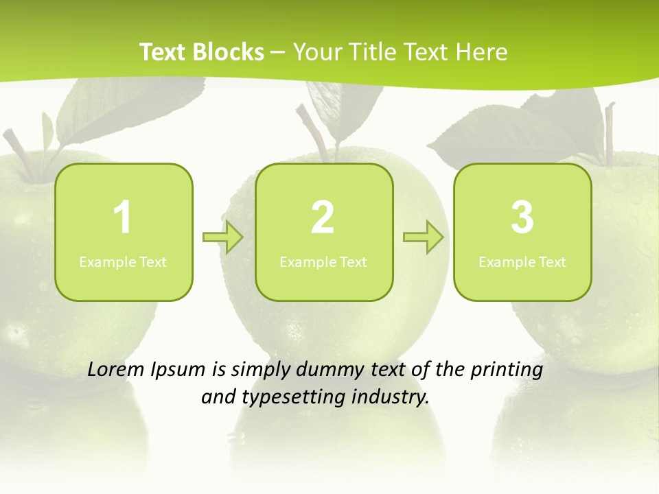 Three Eat Food PowerPoint Template