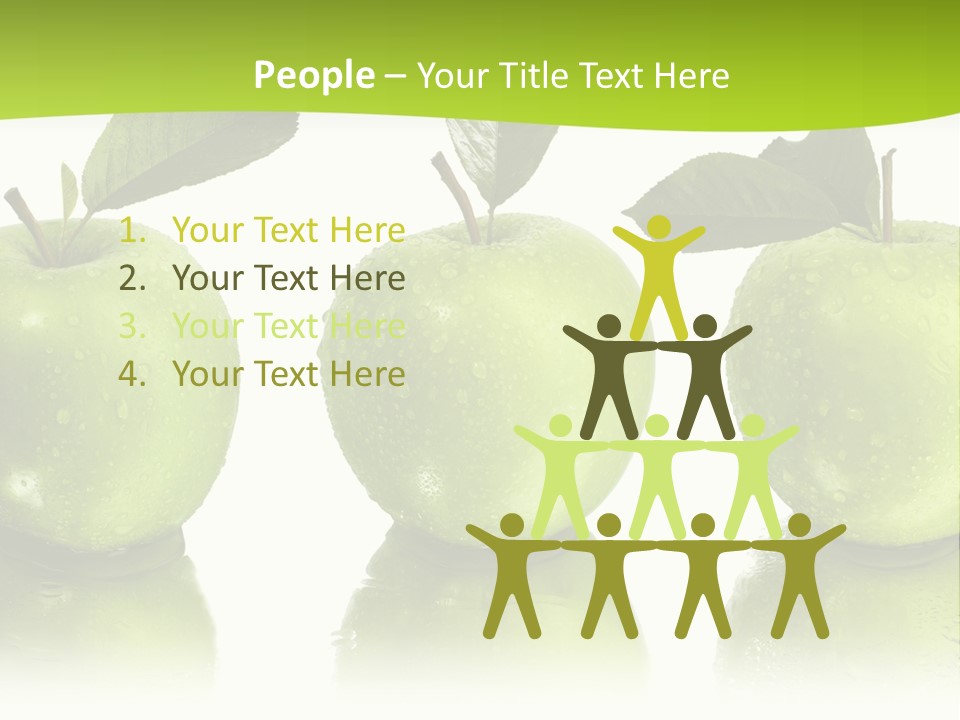 Three Eat Food PowerPoint Template