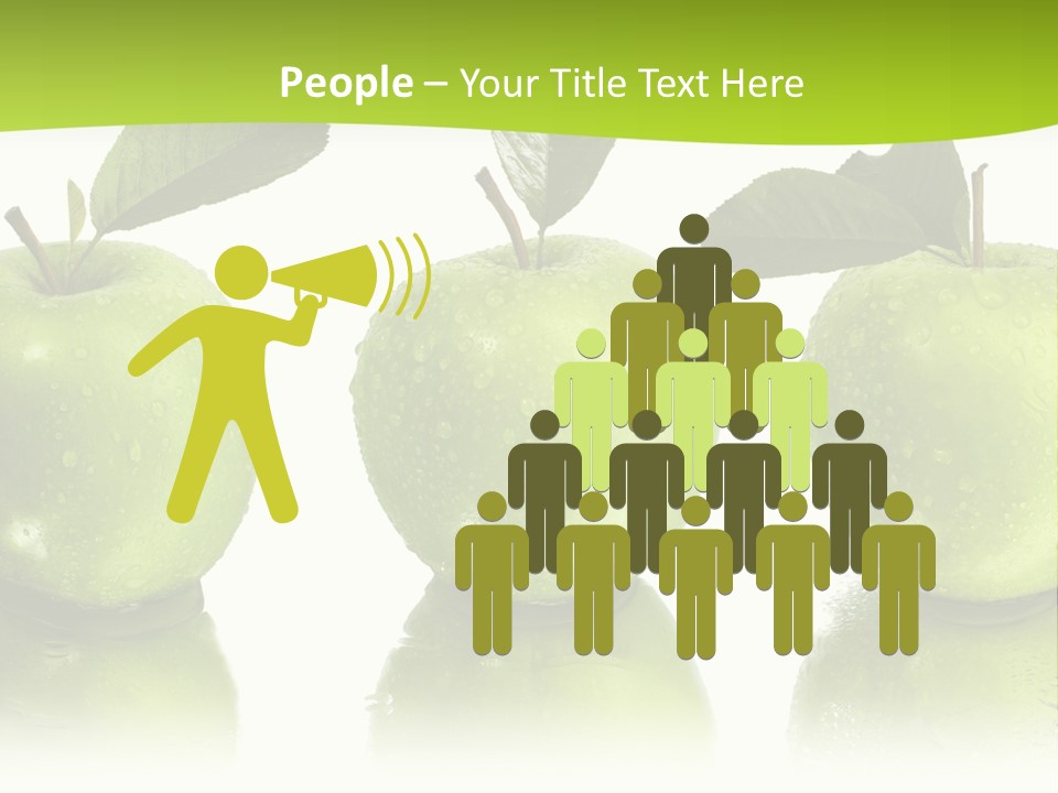 Three Eat Food PowerPoint Template