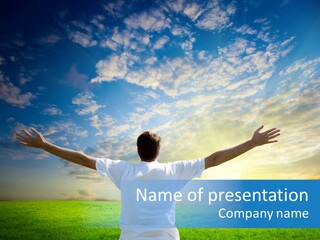 Anniversary Gold Concept PowerPoint Template