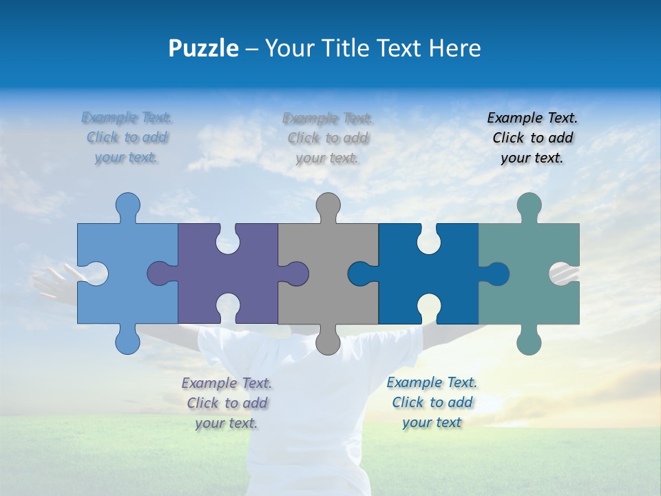 Anniversary Gold Concept PowerPoint Template