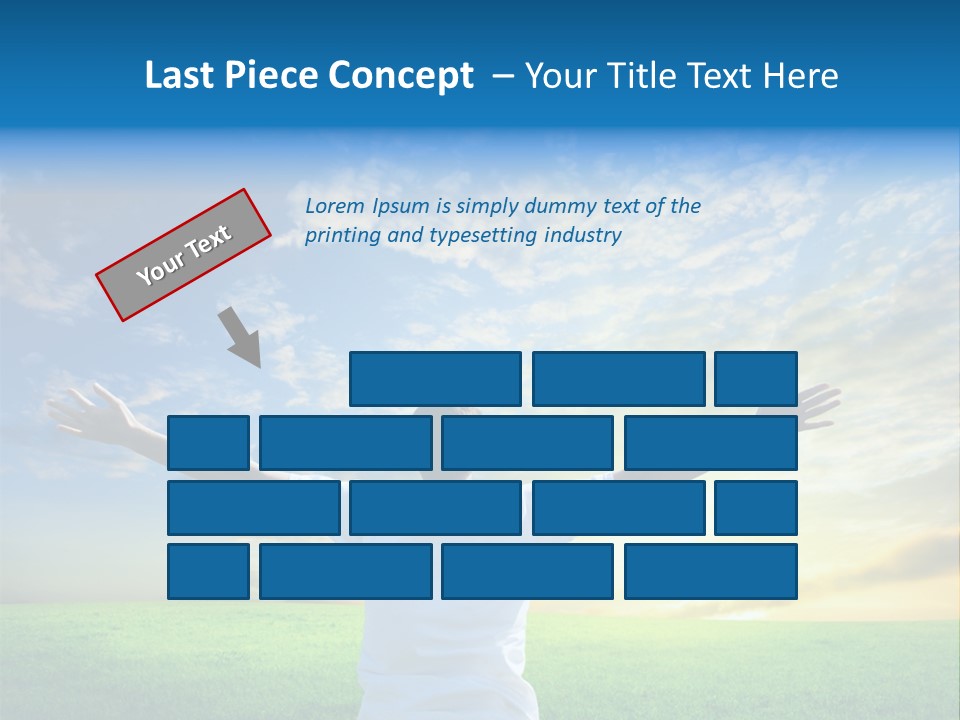 Anniversary Gold Concept PowerPoint Template