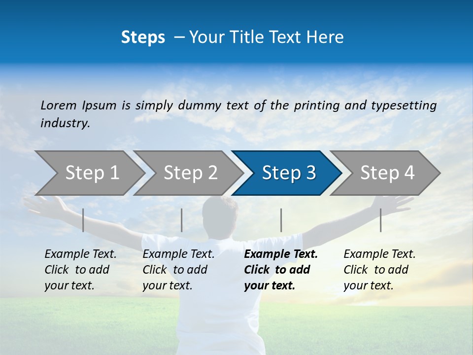Anniversary Gold Concept PowerPoint Template
