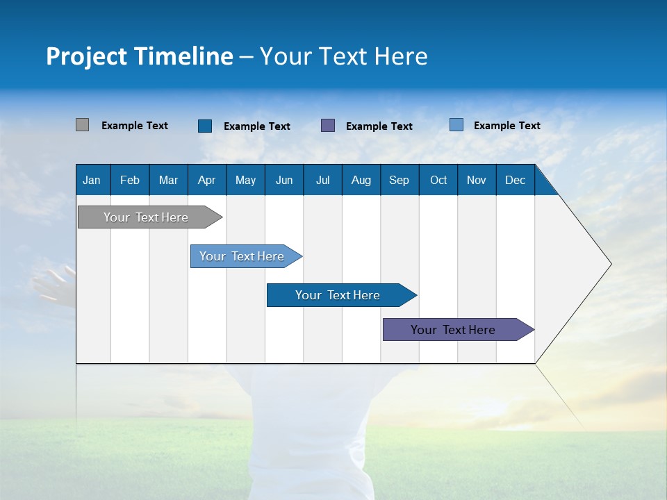 Anniversary Gold Concept PowerPoint Template