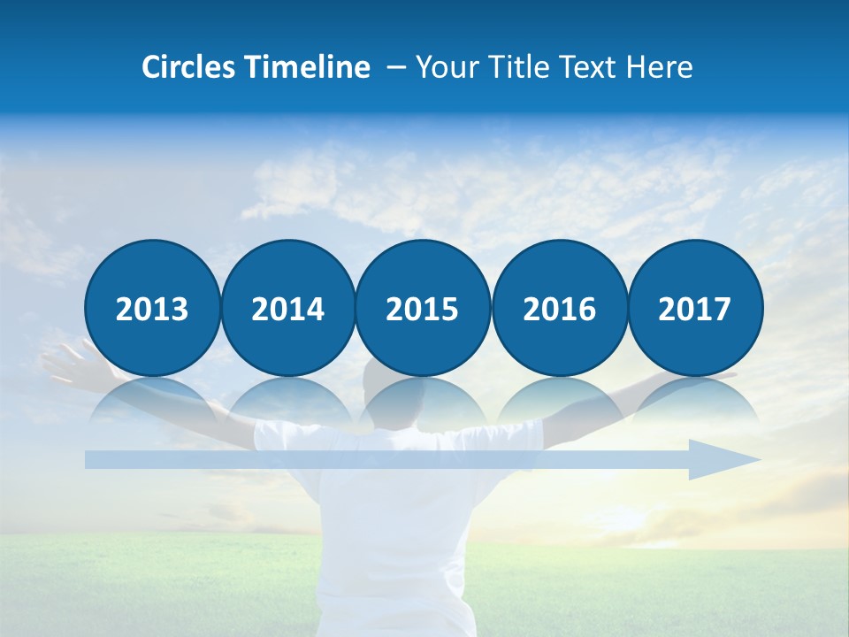 Anniversary Gold Concept PowerPoint Template