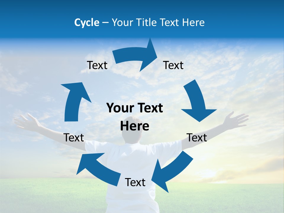 Anniversary Gold Concept PowerPoint Template