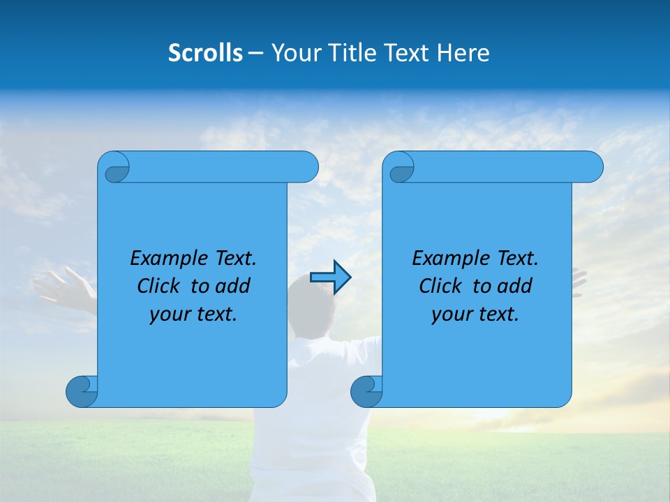 Anniversary Gold Concept PowerPoint Template