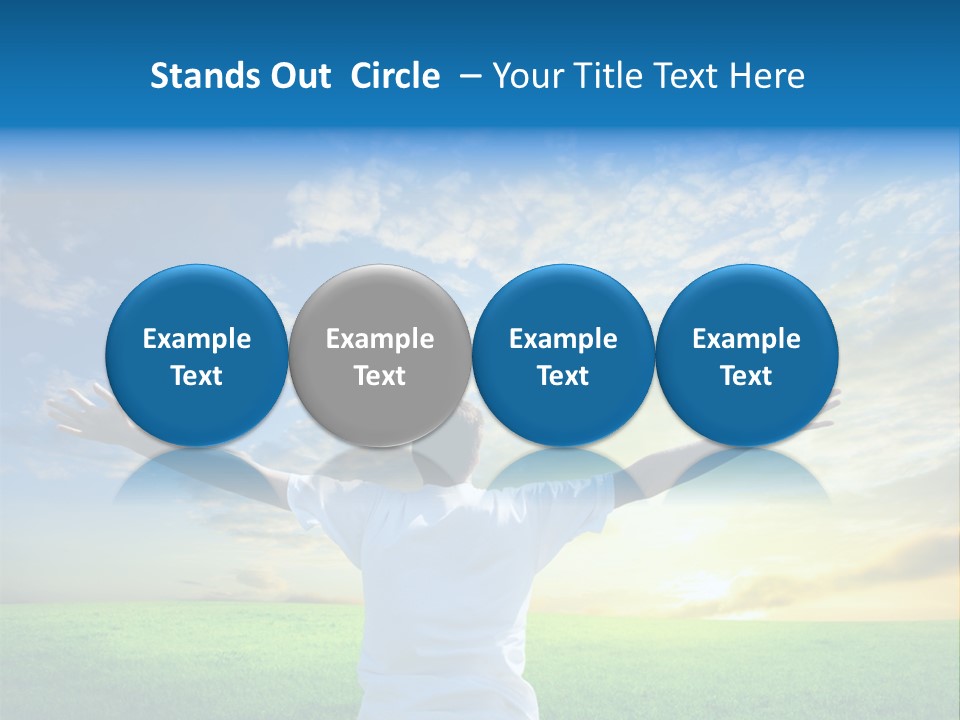 Anniversary Gold Concept PowerPoint Template