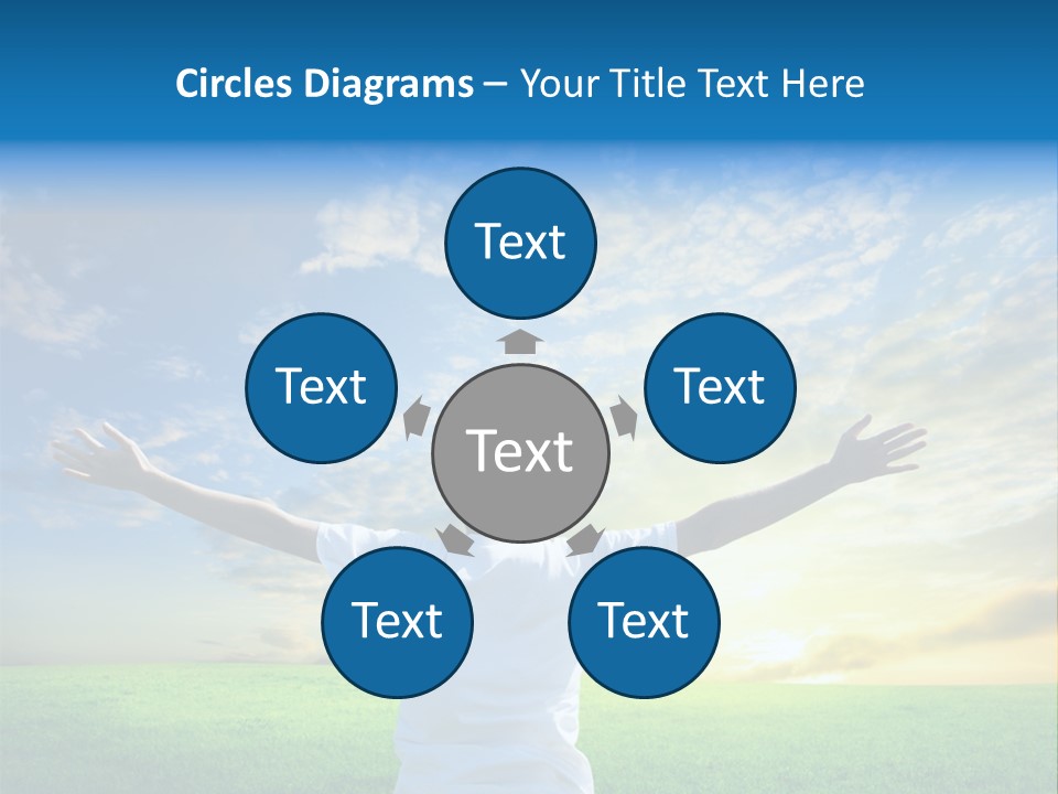 Anniversary Gold Concept PowerPoint Template