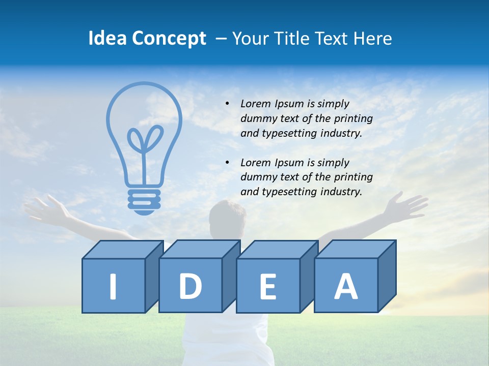 Anniversary Gold Concept PowerPoint Template