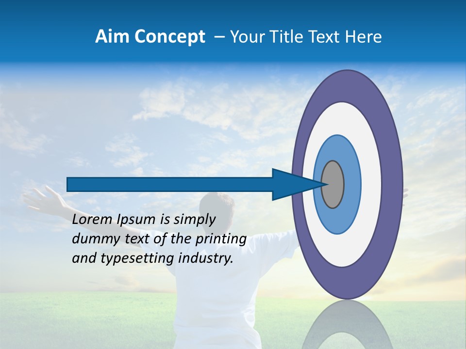 Anniversary Gold Concept PowerPoint Template