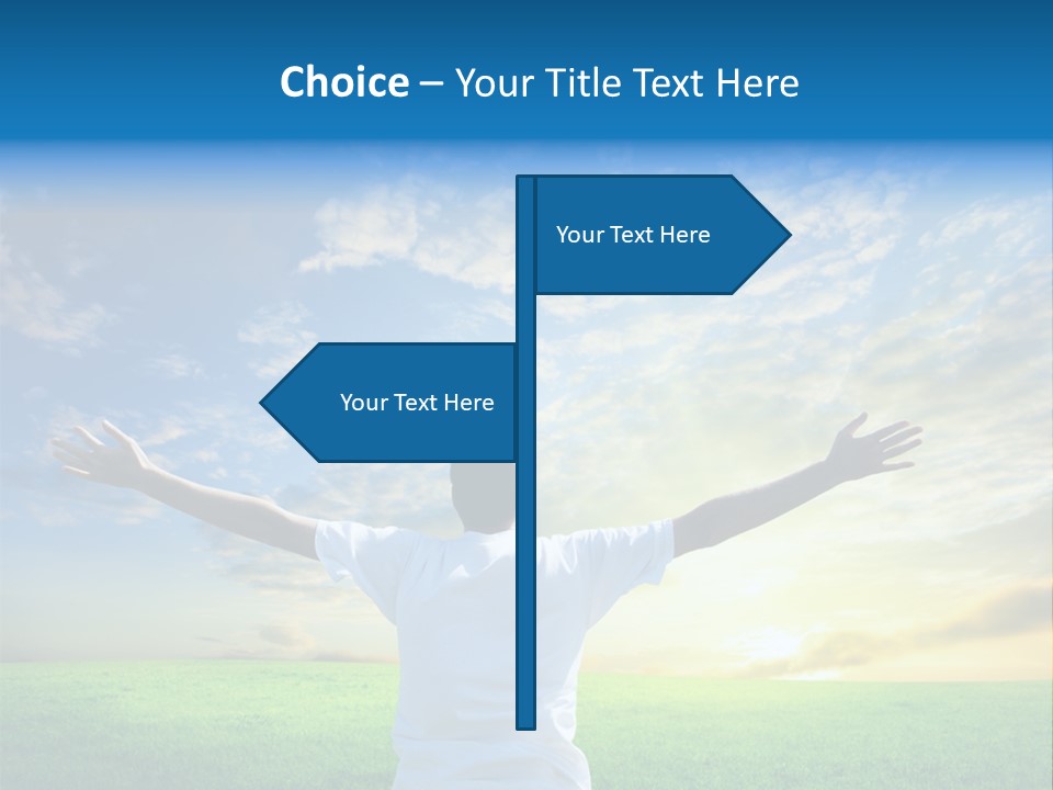 Anniversary Gold Concept PowerPoint Template