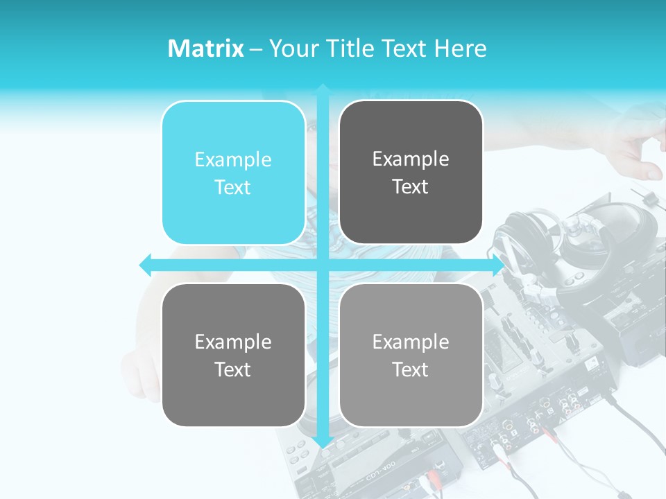 Disc Copy Star PowerPoint Template