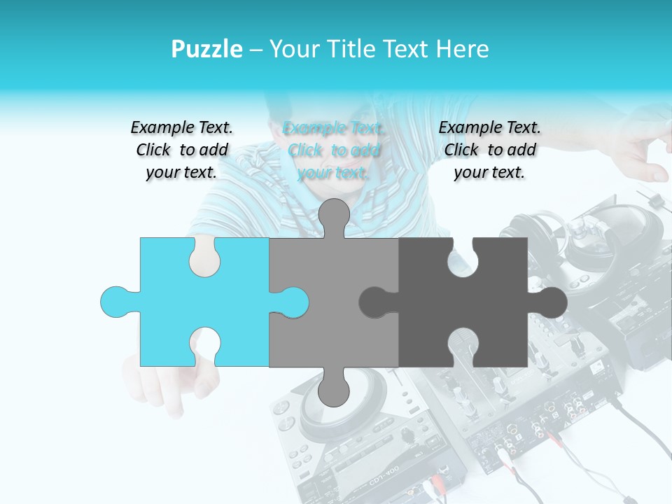 Disc Copy Star PowerPoint Template