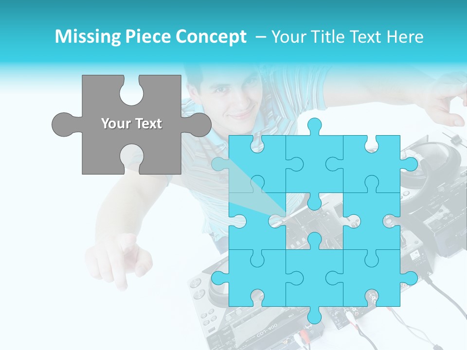 Disc Copy Star PowerPoint Template