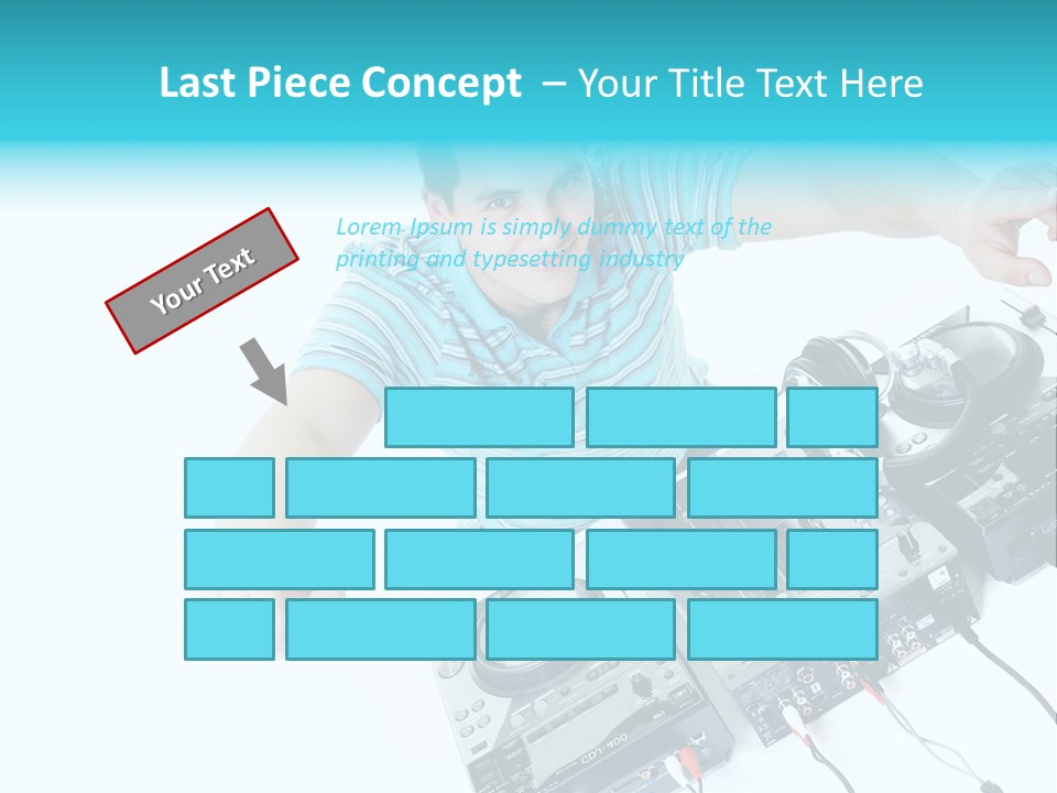Disc Copy Star PowerPoint Template