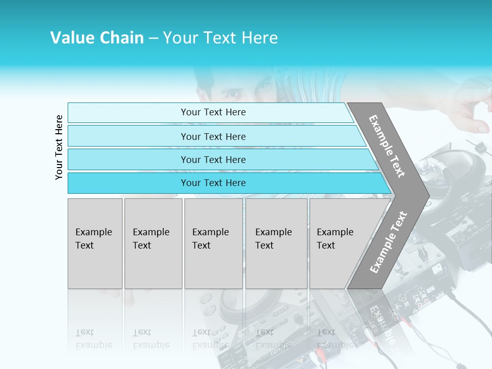 Disc Copy Star PowerPoint Template