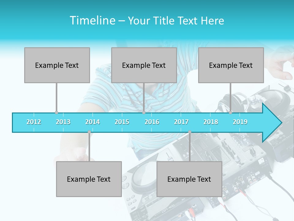 Disc Copy Star PowerPoint Template
