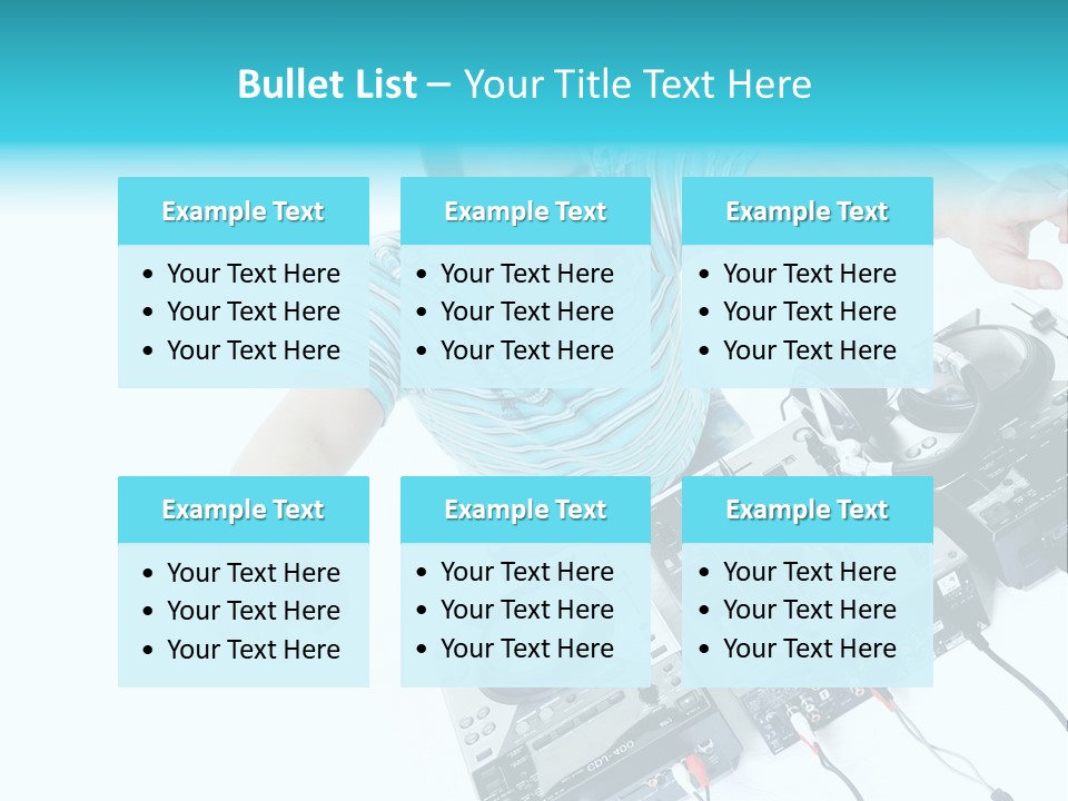 Disc Copy Star PowerPoint Template