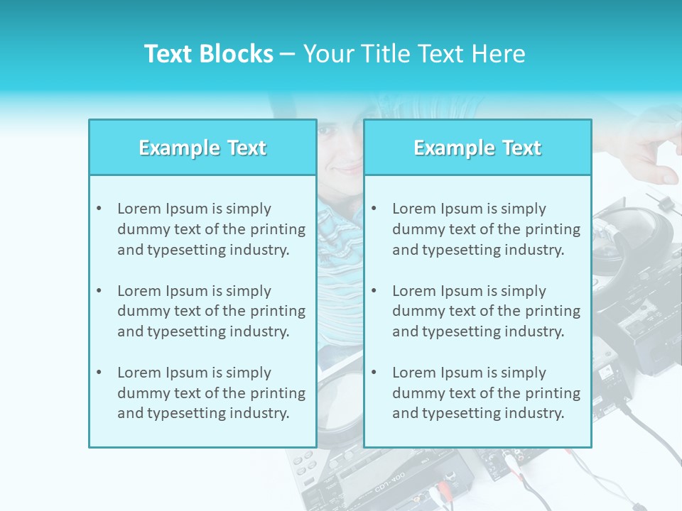 Disc Copy Star PowerPoint Template