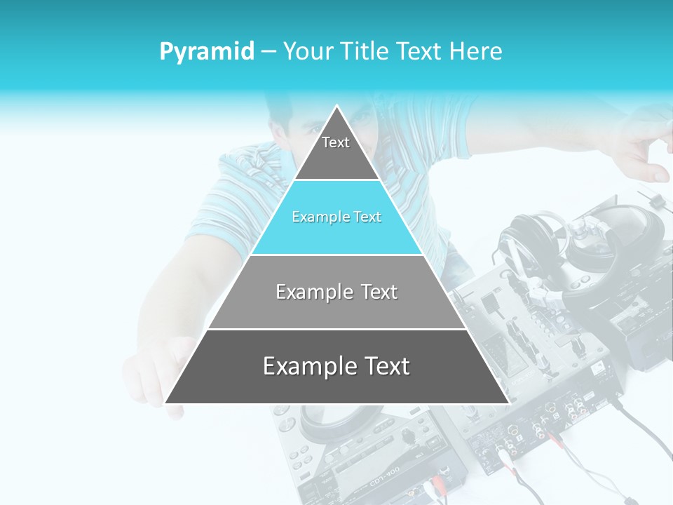 Disc Copy Star PowerPoint Template