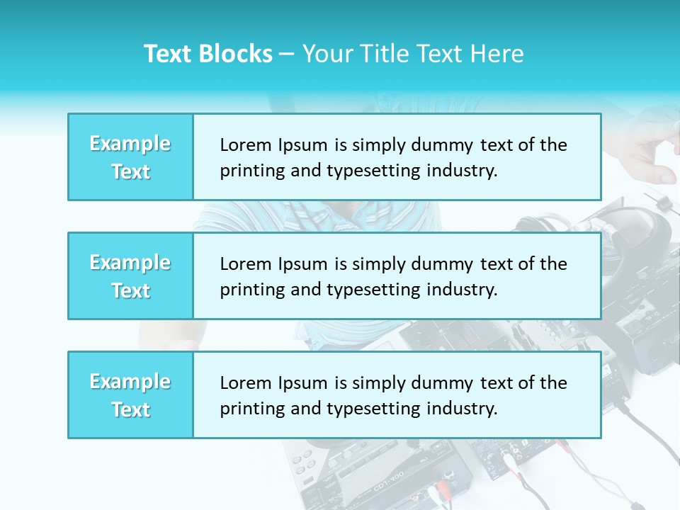 Disc Copy Star PowerPoint Template