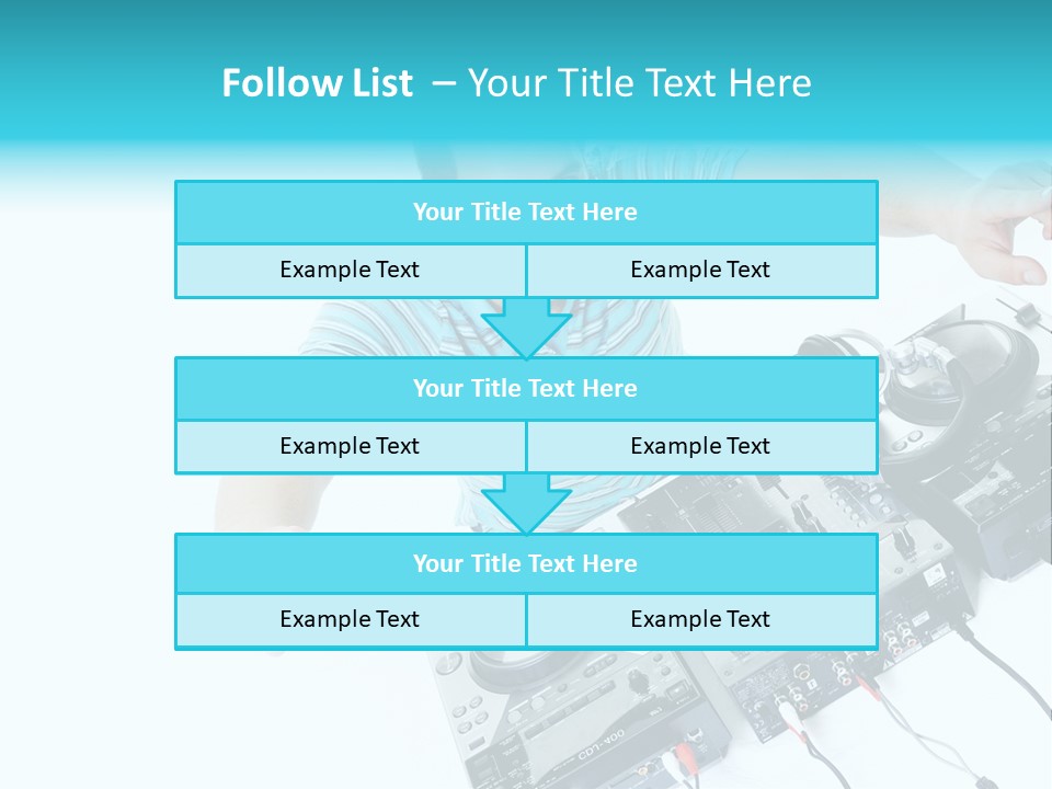 Disc Copy Star PowerPoint Template