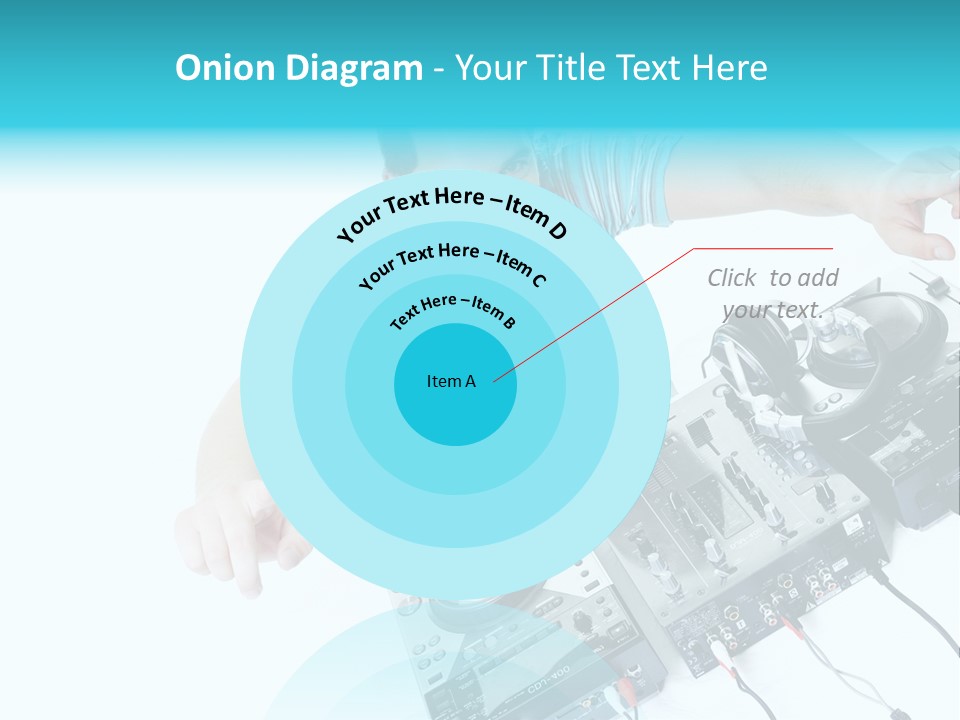 Disc Copy Star PowerPoint Template