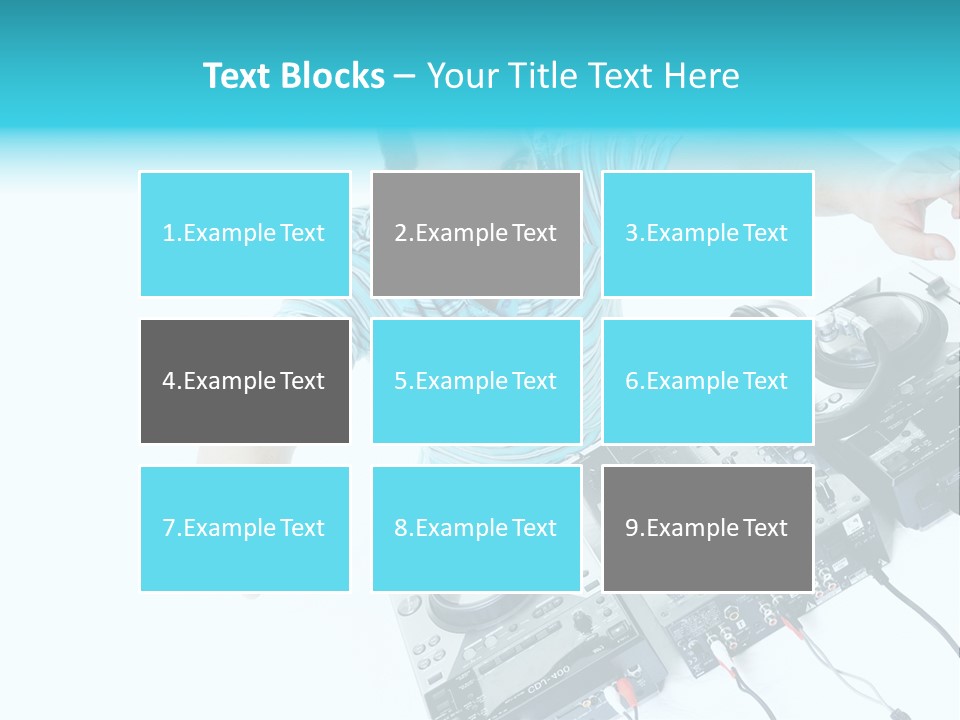 Disc Copy Star PowerPoint Template
