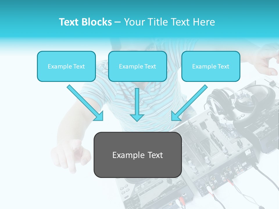 Disc Copy Star PowerPoint Template