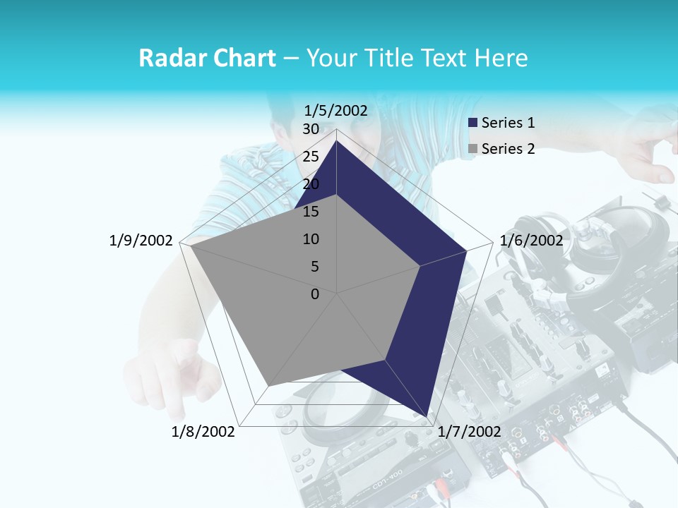 Disc Copy Star PowerPoint Template