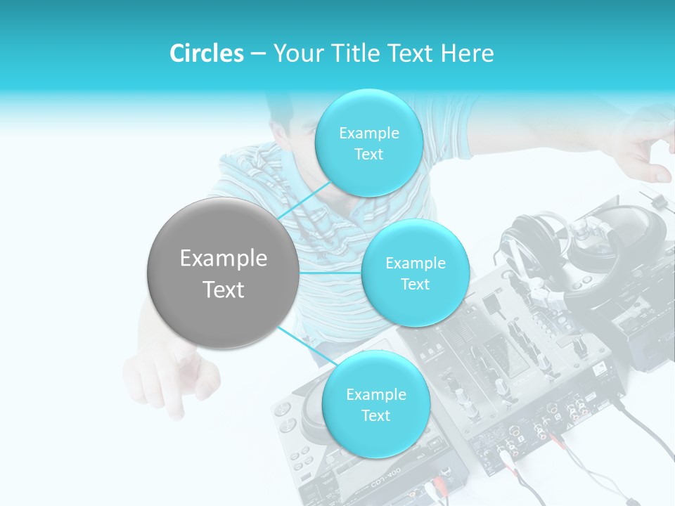 Disc Copy Star PowerPoint Template