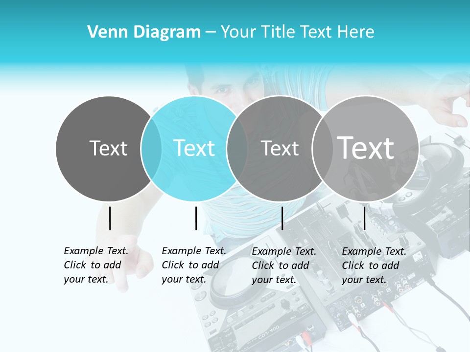 Disc Copy Star PowerPoint Template