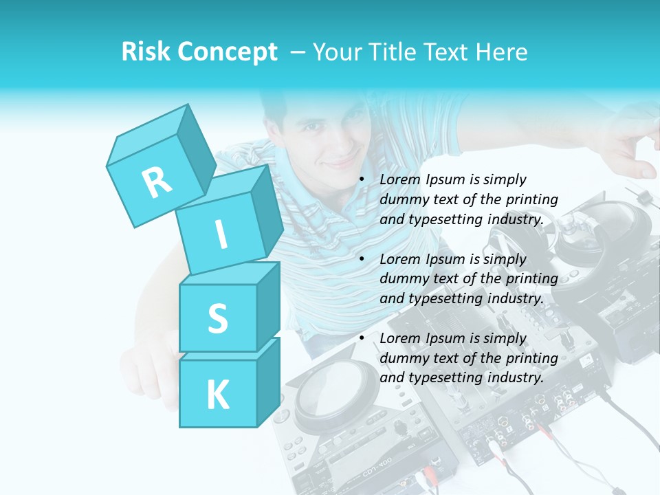 Disc Copy Star PowerPoint Template