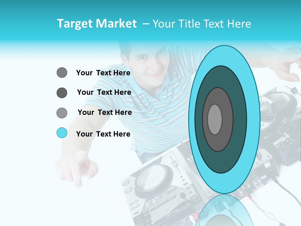 Disc Copy Star PowerPoint Template