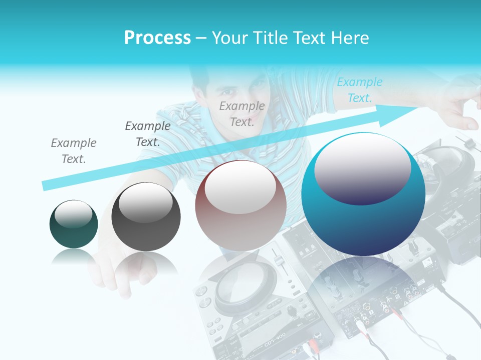 Disc Copy Star PowerPoint Template