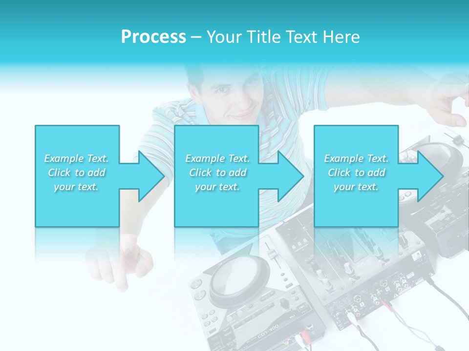 Disc Copy Star PowerPoint Template