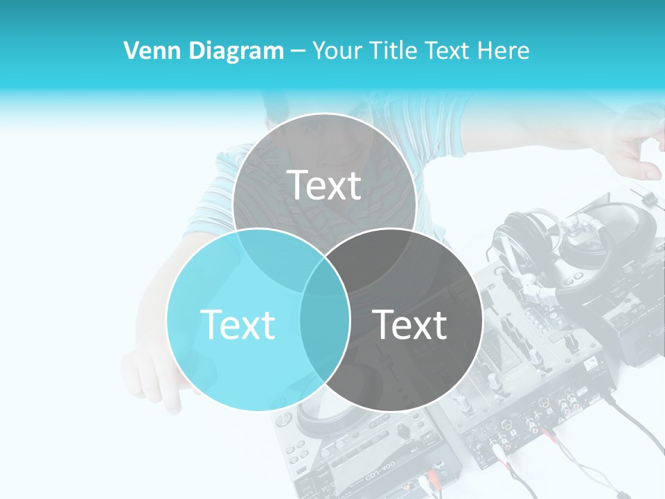 Disc Copy Star PowerPoint Template